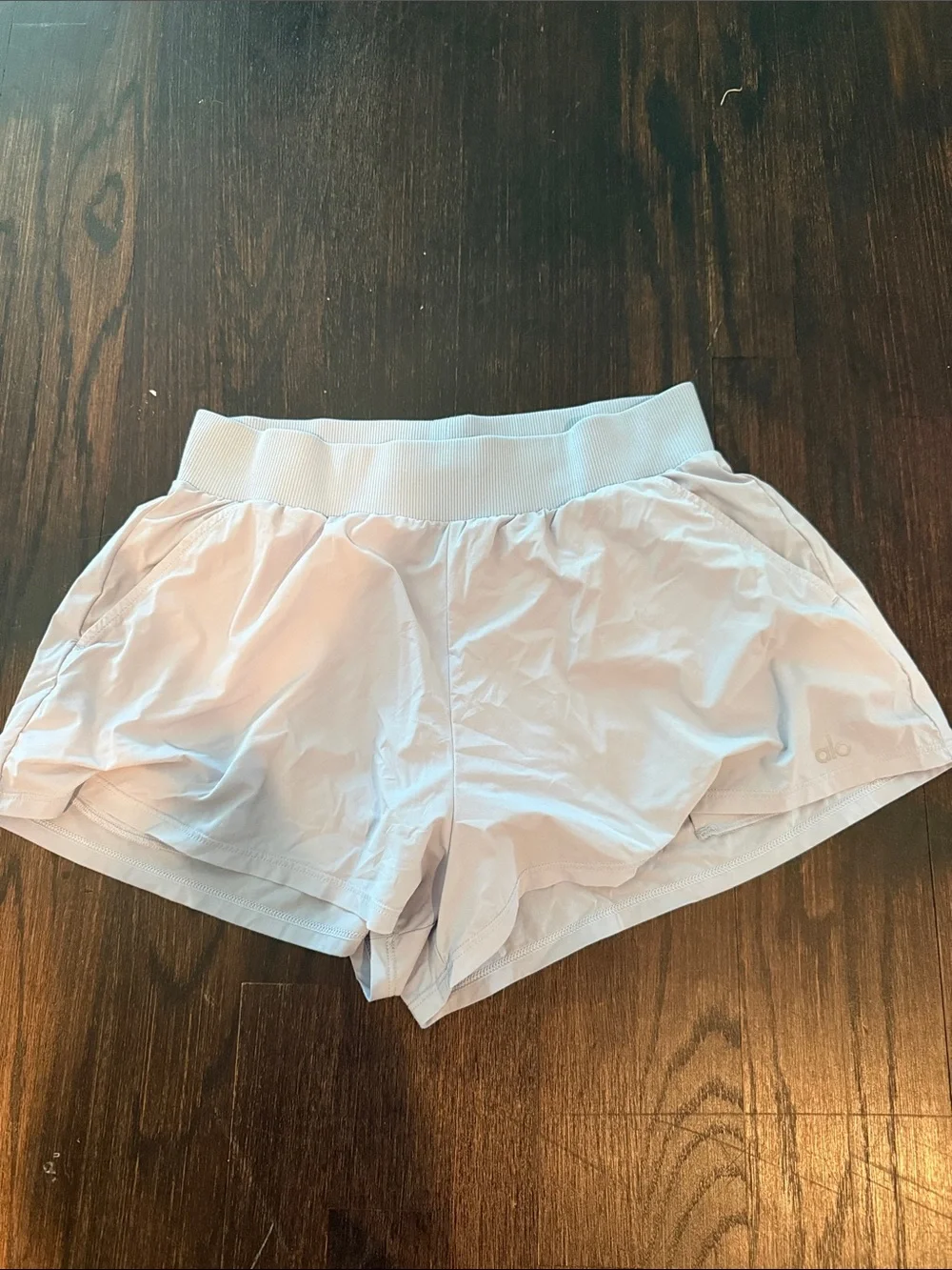 Light blue Alo shorts